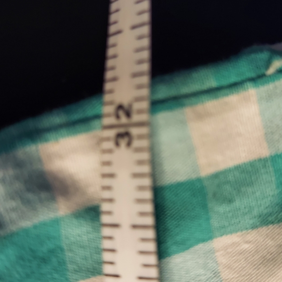 * KingSize green check ss shirt, 3xl big - Picture 6 of 7